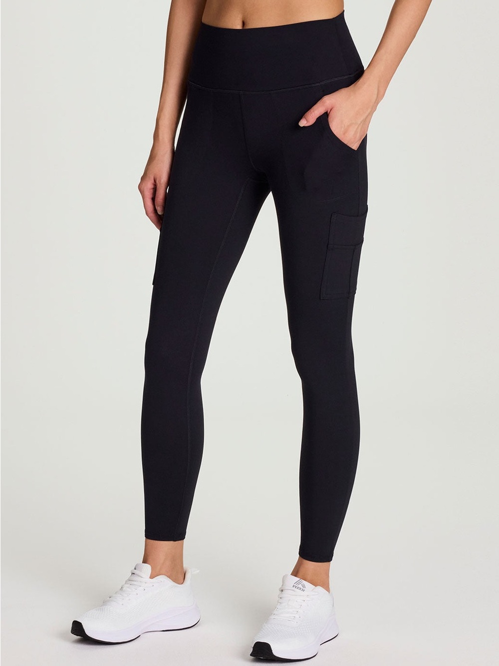Avalanche Black Cargo Utility Leggings Pants